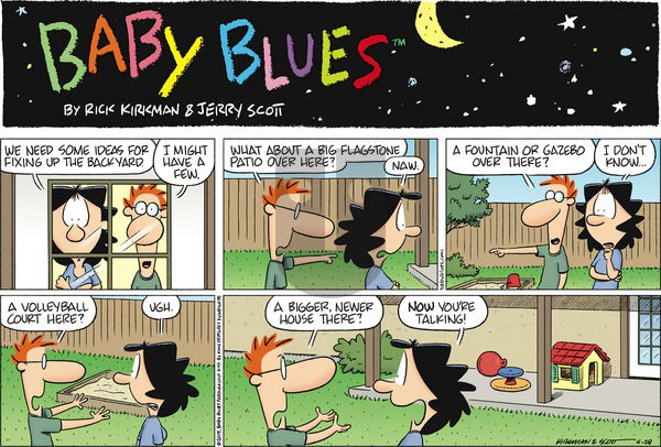Baby Blues on Sunday April 28, 2019 Comic Strip