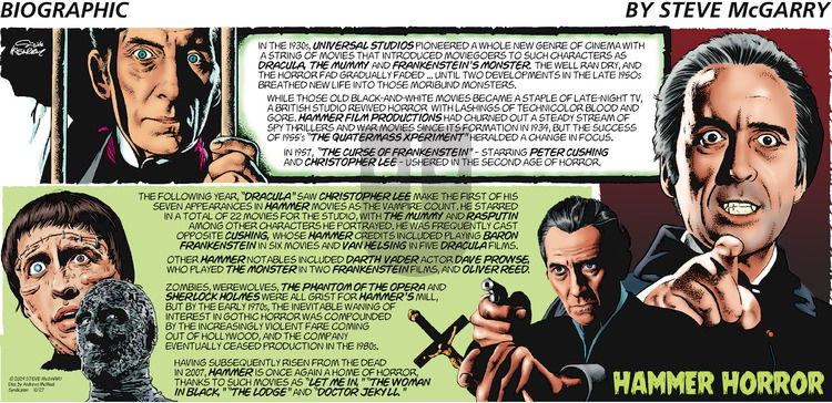 Biographic on Sunday October 27, 2024 Comic Strip