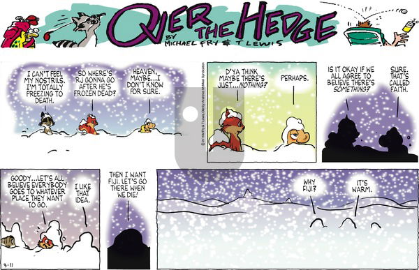 Over the Hedge on Sunday March 11, 2018 Comic Strip