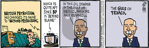 La Cucaracha on Wednesday May 26, 2010 Comic Strip