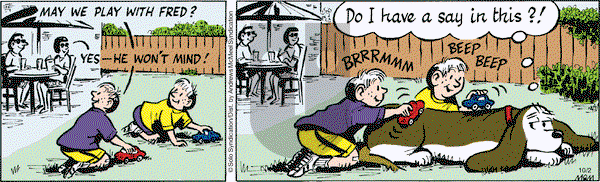 Fred Basset on Tuesday October 2, 2018 Comic Strip