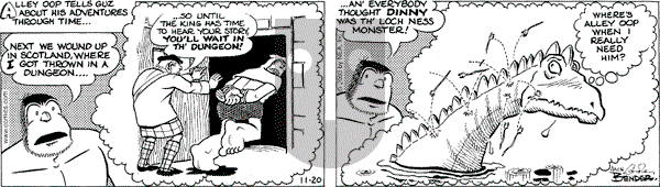 Alley Oop on Thursday November 20, 2003 Comic Strip