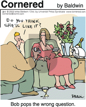 Cornered - Friday February 1, 2002 Comic Strip