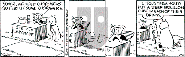 Red and Rover on Thursday August 27, 2009 Comic Strip