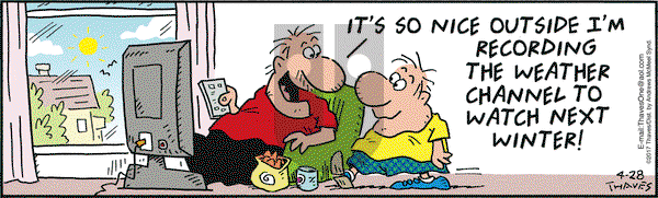 Frank and Ernest on Friday April 28, 2017 Comic Strip