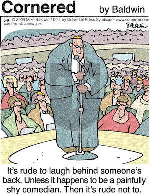 Cornered on Friday May 9, 2003 Comic Strip