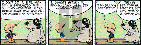 DeFlocked on Thursday August 15, 2013 Comic Strip
