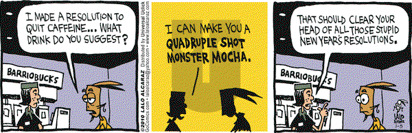 La Cucaracha on Monday January 5, 2015 Comic Strip