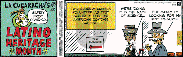 La Cucaracha on Wednesday September 30, 2020 Comic Strip