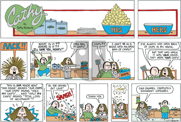 Cathy Classics - Sunday October 9, 2005 Comic Strip