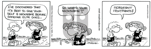Soup to Nutz - Old on Thursday October 14, 2004 Comic Strip