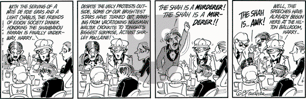 Doonesbury on Friday February 10, 1978 Comic Strip