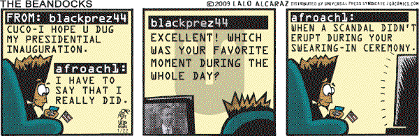 La Cucaracha on Thursday January 22, 2009 Comic Strip