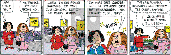Cathy Classics on Monday November 12, 2001 Comic Strip