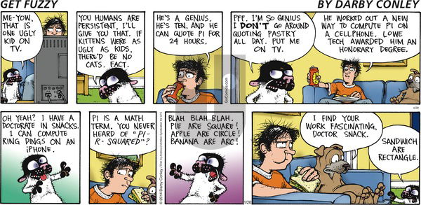 Get Fuzzy on Sunday April 20, 2025 Comic Strip