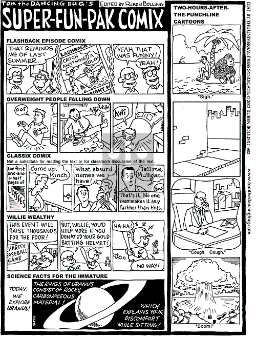 Tom the Dancing Bug on Saturday June 22, 2002 Comic Strip