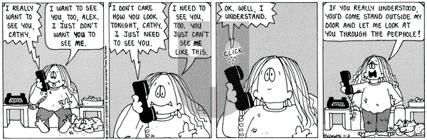 Cathy Classics on Wednesday November 2, 1994 Comic Strip