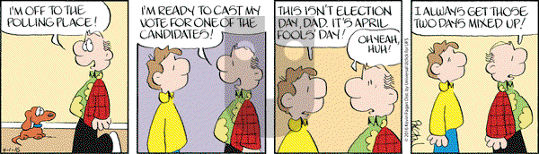 Drabble on Friday April 1, 2016 Comic Strip