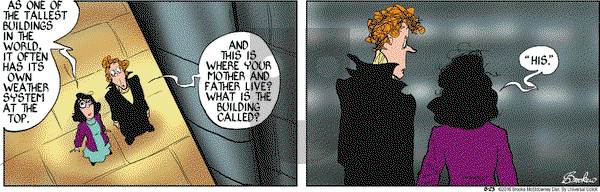 9 Chickweed Lane on Tuesday August 23, 2016 Comic Strip
