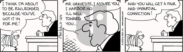 The Born Loser on Thursday December 4, 2008 Comic Strip