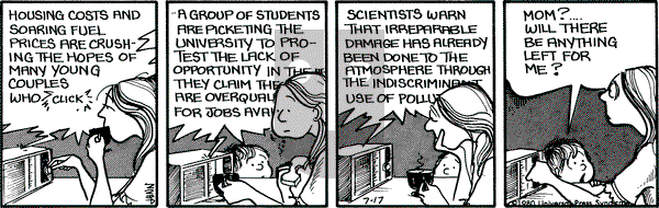 For Better or For Worse on Thursday July 17, 1980 Comic Strip