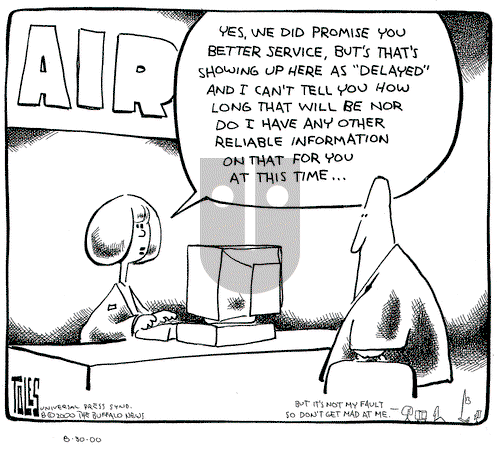 Tom Toles on Wednesday August 30, 2000 Comic Strip