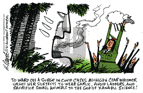 Henry Payne on Wednesday April 14, 2021 Comic Strip