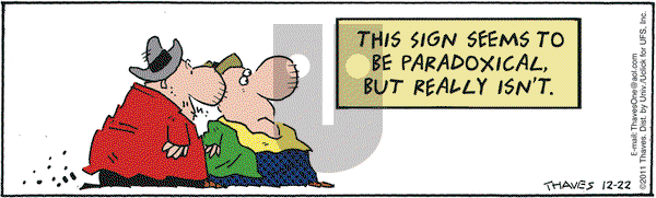 Frank and Ernest on Thursday December 22, 2011 Comic Strip