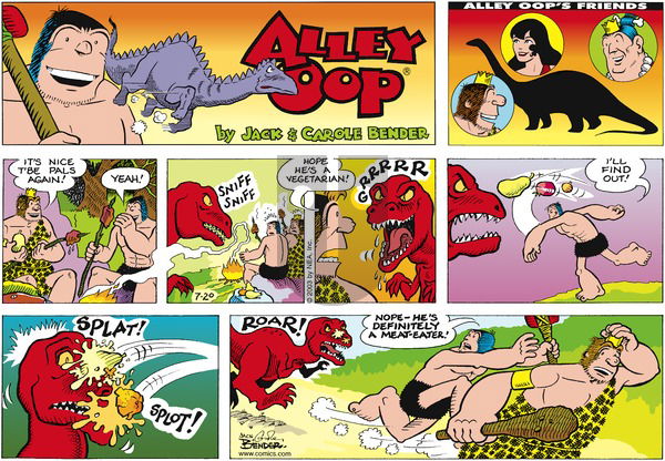 Alley Oop on Sunday July 20, 2003 Comic Strip