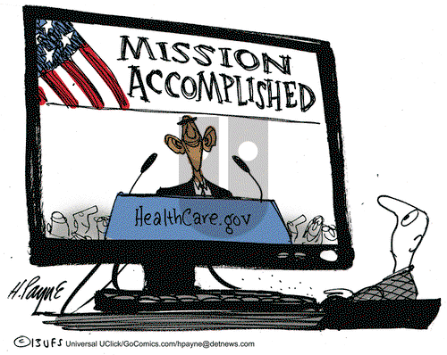 Henry Payne on Tuesday December 3, 2013 Comic Strip