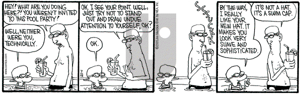 Monty on Monday July 18, 2005 Comic Strip