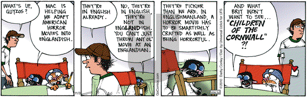 Get Fuzzy on Saturday November 3, 2012 Comic Strip