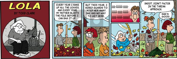 Lola on Sunday October 15, 2017 Comic Strip