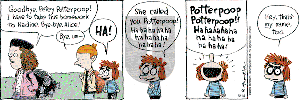Cul de Sac on Saturday June 14, 2014 Comic Strip