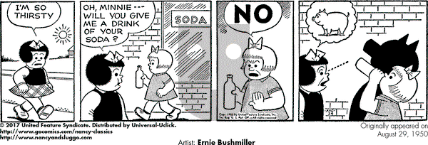 Nancy Classics on Tuesday August 29, 2017 Comic Strip