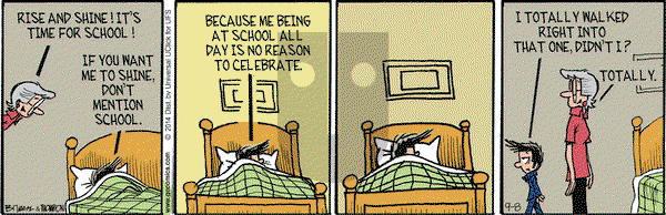 Grand Avenue on Monday September 8, 2014 Comic Strip