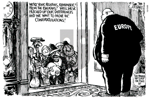 Pat Oliphant on Friday December 15, 1995 Comic Strip