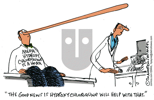 Henry Payne on Tuesday July 28, 2020 Comic Strip