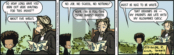 The Boondocks on Friday May 10, 2002 Comic Strip