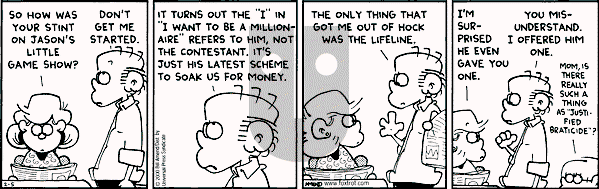 FoxTrot on Saturday February 5, 2000 Comic Strip