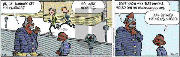 Frazz on Thursday November 25, 2010 Comic Strip