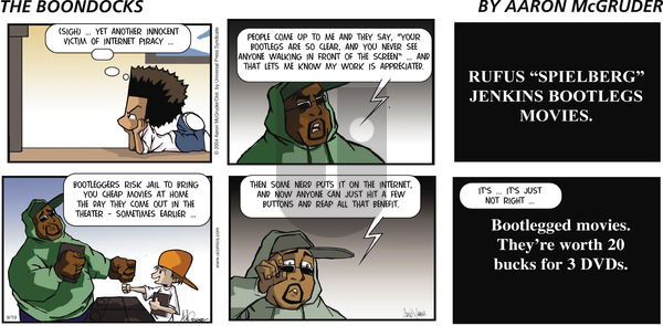 The Boondocks on Sunday September 19, 2004 Comic Strip