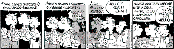 Drabble on Friday December 7, 2001 Comic Strip