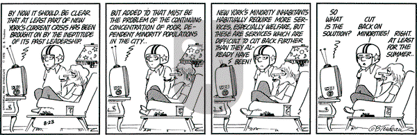Doonesbury on Saturday August 23, 1975 Comic Strip
