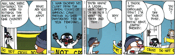 Get Fuzzy on Thursday November 27, 2008 Comic Strip