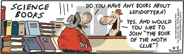 Frank and Ernest on Tuesday June 2, 2009 Comic Strip