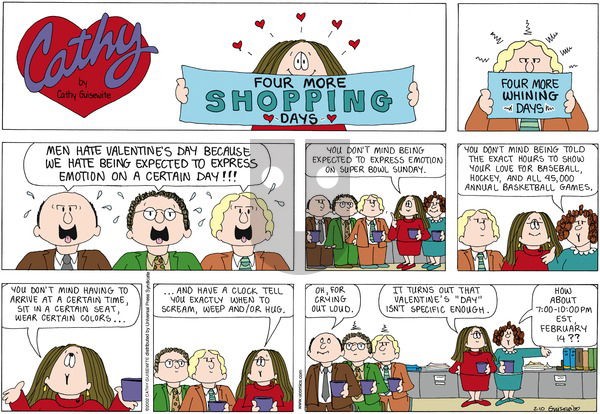 Cathy Classics on Sunday February 10, 2013 Comic Strip