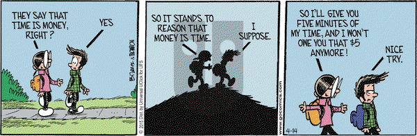 Grand Avenue on Tuesday April 14, 2015 Comic Strip