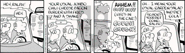 Drabble on Tuesday March 20, 2001 Comic Strip