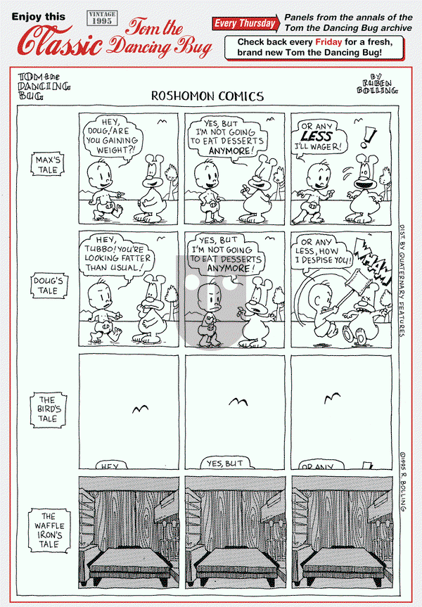 Tom the Dancing Bug on Thursday April 28, 2016 Comic Strip